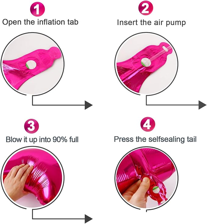 Hot Pink 12 Balloon - Image 6
