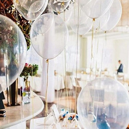 Clear Balloons 110Pcs, 5 Inch Small Latex Party Balloons, Mini Thick Clear - Image 9