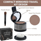 2 Pack Hairline Powder for Women and Men, Used to Root Touch Up Hair Color, Thinning and Gray Hair Coverage and Bald Spots Coverage, Auburn