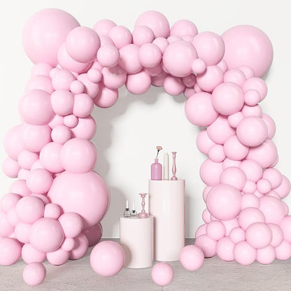 Amandir 153pcs Pink Balloons Arch Garland Kit Different Sizes | 18 12 10 5 Inch - Image 2