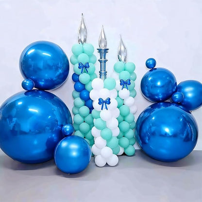 50 Inch Giant Dark Blue Round Foil Balloons - Image 5