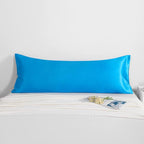 NTBAY Satin Body Pillowcase for Hair and Skin, Luxurious and Silky Pillow case with Envelope Closure, 20x54 Inches, Royal Blue
