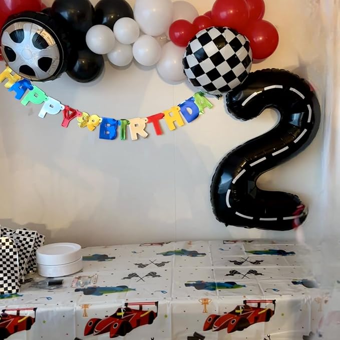 40 inch Number Balloon 0-9 Black Large Number 2 Balloons, Digital Balloons - Image 3