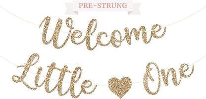 Pre-Strung Welcome Little One Banner by PerfectOccasion