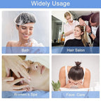 1000 PCS Upgrade Disposable Shower Caps. Ceizioes Waterproof Hair Bath Caps. Thickening Shower Cap for Women Kids Girls. Hotel and Hair Salon. Travel Spa. Home Use Beauty Salon