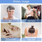 150 PCS Upgrade Disposable Shower Caps. Ceizioes Waterproof Hair Bath Caps. Thickening Shower Cap for Women Kids Girls. Hotel and Hair Salon. Travel Spa. Home Use Beauty Salon