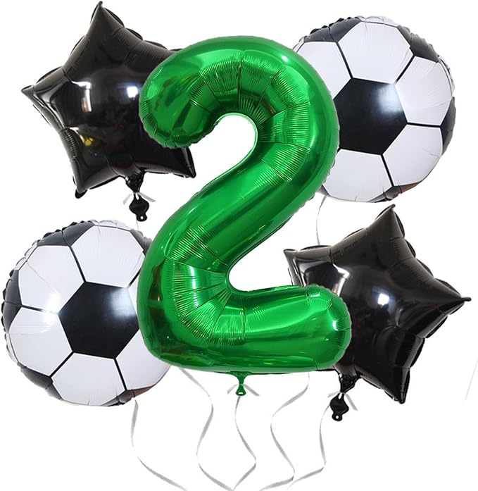 Number Balloons Green Party Balloon - Image 6