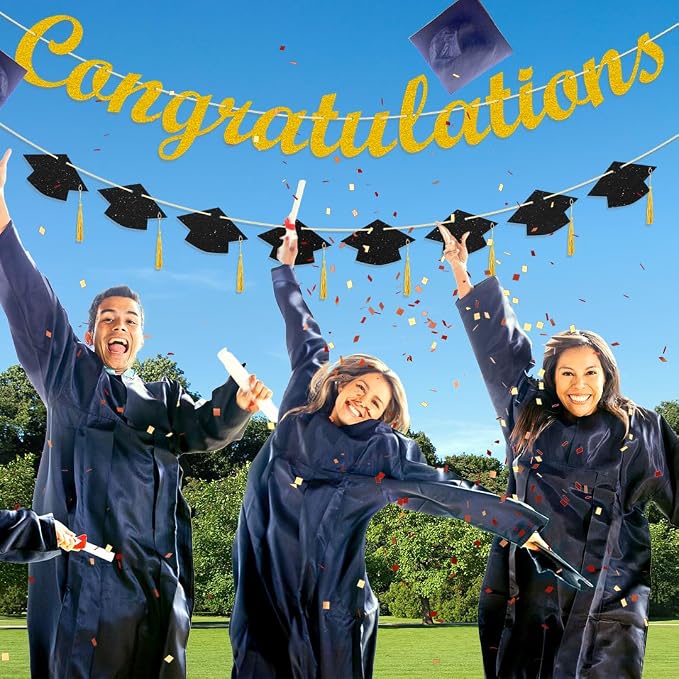 Congratulations Banner, NO DIY Graduation Banner - Image 5