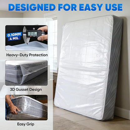 TICONN 2PK Plastic Mattress Bag - Image 2
