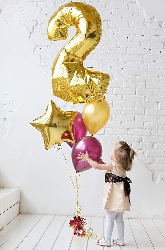 ROYALHOUSE Metallic Wrapped Balloon Weights - Image 7