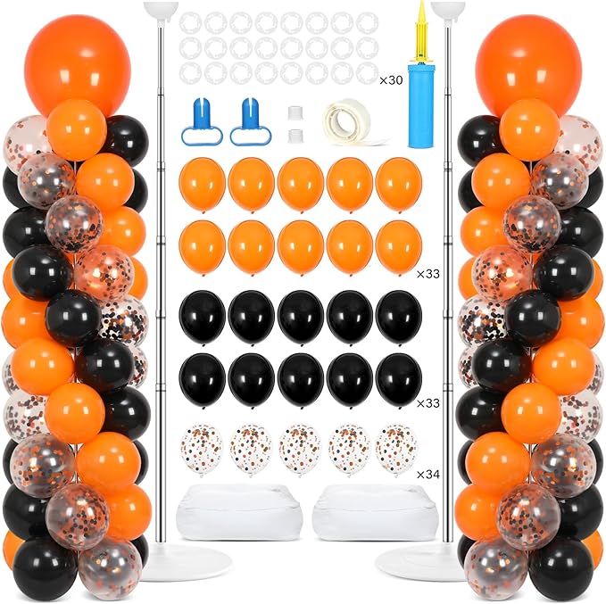 2 Sets Adjustable Balloon Column Stand Kit by Naozinebi