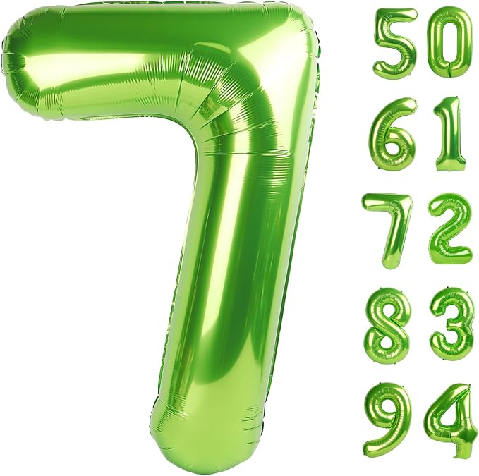 Light Green 7 Balloon by IWERP