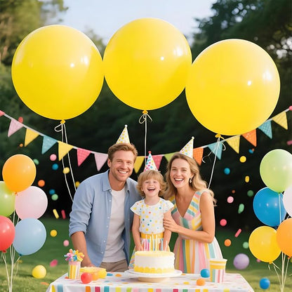Yellow Giant Balloons 36 Inch - Image 5