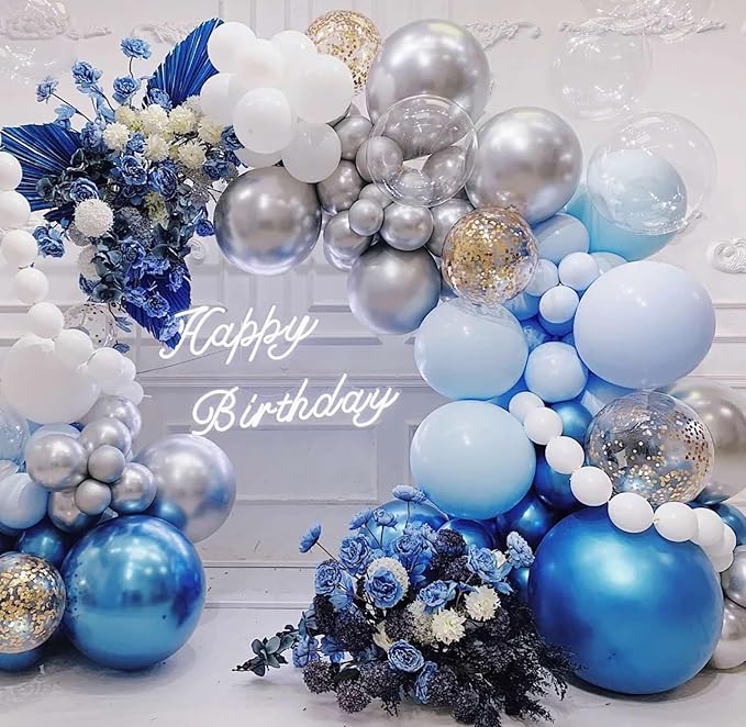 Metallic Silver Balloons, Birthday Decoration, Wedding Party, Baby Shower - Image 6