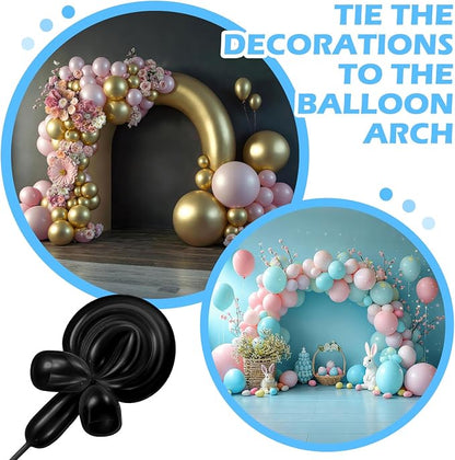 10 Pack Large Balloon Arch Clips 3.5 Inch Heavy Duty Clip and 100 Pcs Black 260 - Image 4