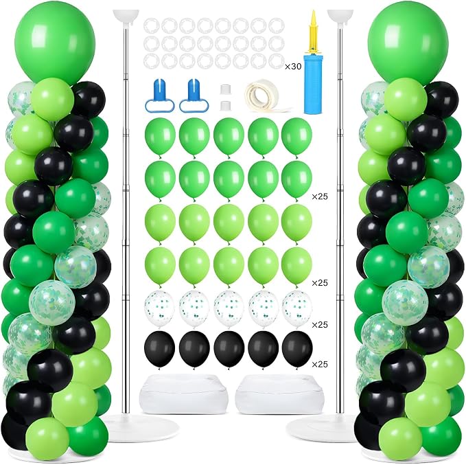 2 Sets Adjustable Balloon Column Stand Kit by Naozinebi