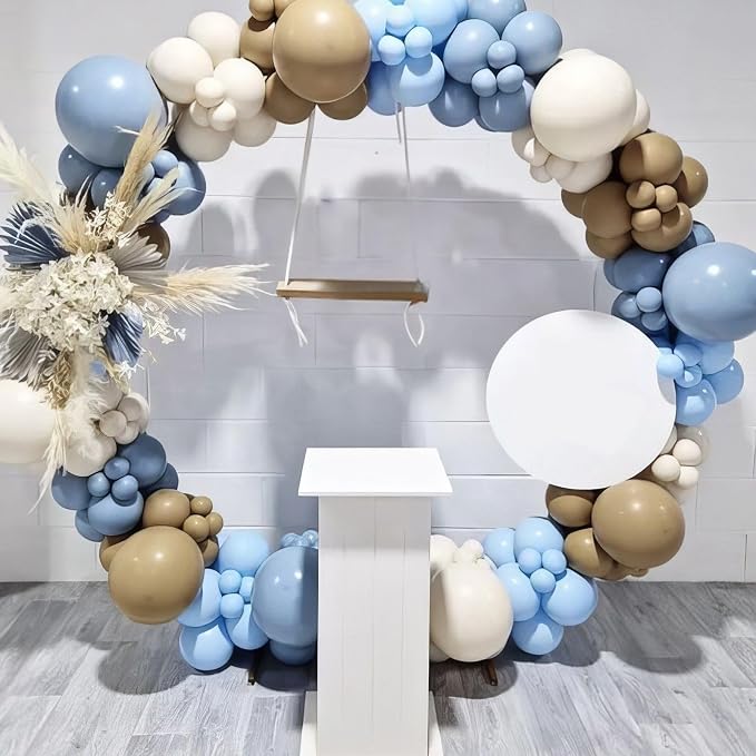 Dusty Baby Blue Balloons - Image 6