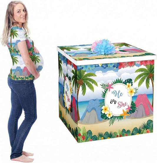 AmazingSpark 28in Giant Gender Reveal Gift Box by Unknown