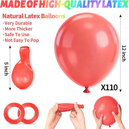 110pcs Pastel Balloons 12 Inch, Pastel color balloons Assorted Latex Ballons - Image 3