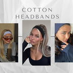 6 Pcs Headbands for Women Hair Cotton Headband for Tie Dye Party Supplies, Non-slip Stretchy Elastic Head Wrap Holder Hair Accessories Multi Color