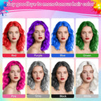 White Temporary Hair Color Spray for Kids & Women- Washable Root Touch Up Hair Dye, Non-Sticky Hair Wax for Christmas,Cosplay,Parties (120ML, White)