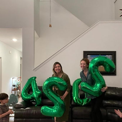 Green Number 30 Balloon 40 Inch - Image 3