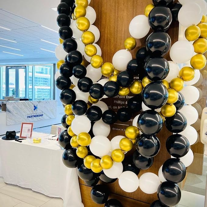 Black and White Quick Link Balloons - Image 8