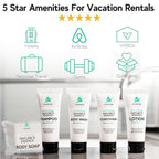 180 Piece Hotel Soap & Bulk Toiletries - Travel Essentials for Hosts & Guests - Hotel Shampoo & Conditioner Supplies for Guests, Hotel Toiletries Bulk Set, Mini Bulk Travel Size Toiletries