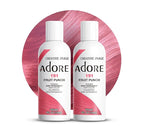 Adore Semi Permanent Hair Color (191 Fruit Punch) | Vegan & Cruelty-Free Pink Hair Dye | No Ammonia, No Peroxide, No Alcohol | 4 Fl Oz Each (Pack of 2)