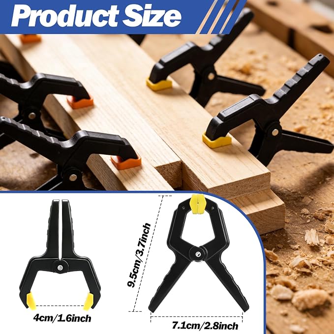 30 Pack Spring Clamps, Backdrop Clips, Balloon Arch Clips, Wood Clamps - Image 2
