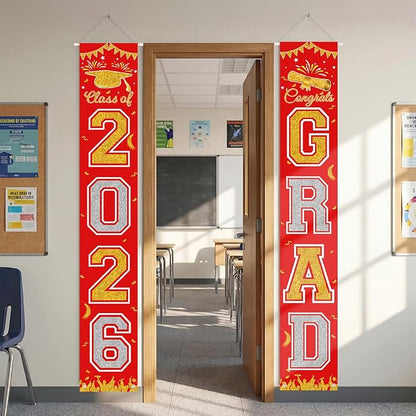 Graduation Banner 2026, Class of 2026 Banner, Indoor Outdoor Graduation Party - Image 5