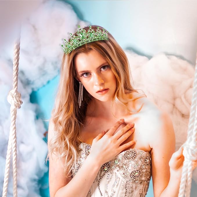 Princess Tiara and Crown for Women Wedding Tiaras for Bridal Tiaras and Crystal Crowns Rhinestone Headband Metal Hair Accessories for Costume Birthday Party Prom Gifts