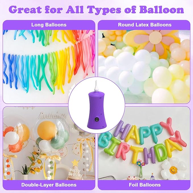 AXHJ 2-in-1 Balloon Pump Electric, Balloon Inflator - Image 7