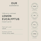 VINEVIDA Lemon Eucalyptus Essential Oil - Gallon Lemon Eucalyptus Oil Undiluted - Bulk Gallon Essential Oil for Soap Making Safe for Skin - DIY Candle Scents for Candlemaking Scents - 8 lbs