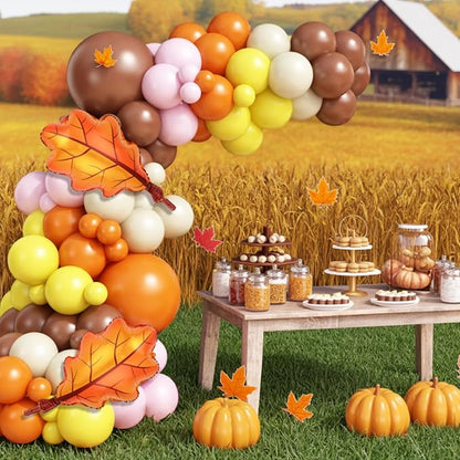 Fall Pink Balloons Garland Arch Kit - Image 7