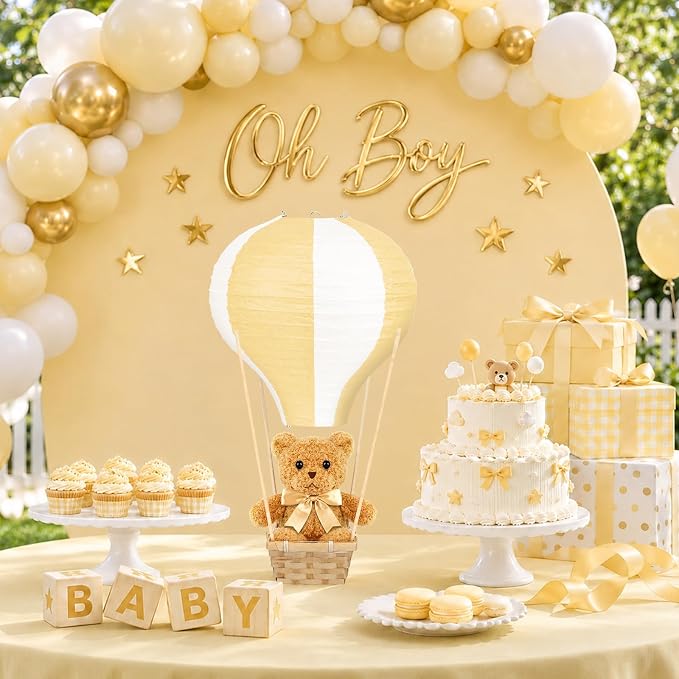 6 Sets Hot Air Balloon Decorations Table Centerpieces - Image 4