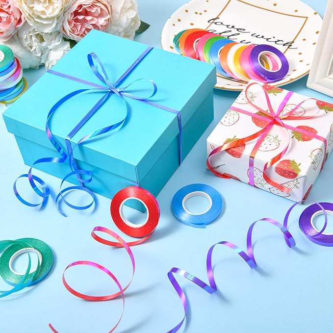 30 Roll Rainbow Curling Ribbons - Image 4