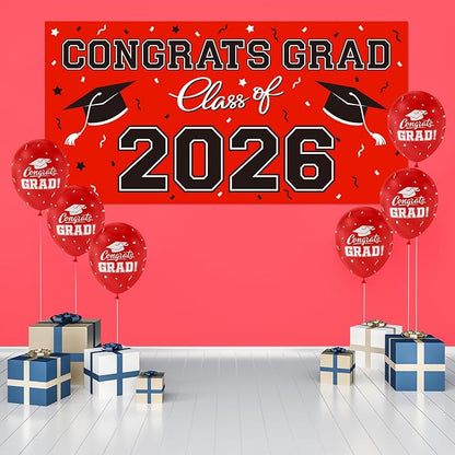 2026 Graduation Party Plastic Backdrop - Image 3