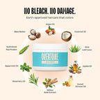 Overtone Semi Permanent Hair Color Conditioner, Blue Lagoon, 8 oz, Nourishing, Damage-Free, Color Depositing Mask for All Hair Types with Shea Butter & Coconut Oil, Vegan & Cruelty-Free