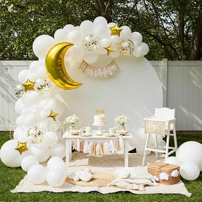 White Balloon Garland Kit - Image 8