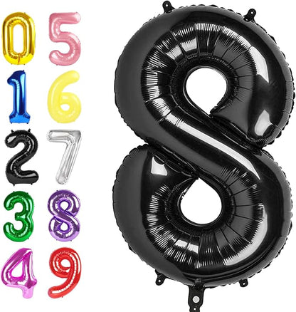 Number Foil Balloons 40 Inch 7 Balloon by Argthjy