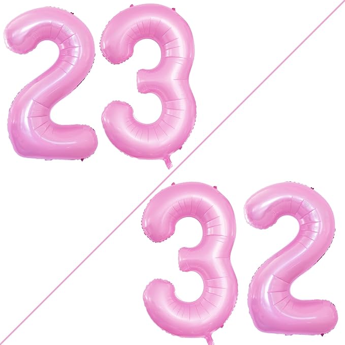 Number 23 Balloons for 23rd Birthday Party Decorations, 42 Inch Jumbo Foil - Image 2