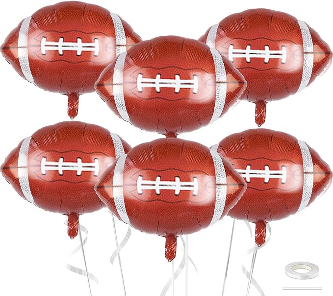 Biapian 26 Inch Football Balloons Set, Football Party Decorations by BIAPIAN
