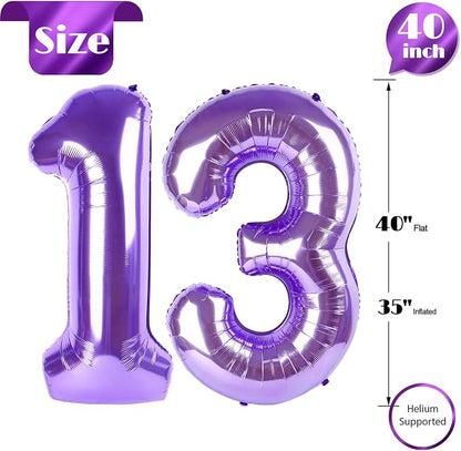 Purple 13 Balloon - Image 5