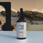 Hanz de Fuko Vegan Hair and Beard Oil – Supports Growth, Beard Health and Softer, Smoother Hair – Hydrating Formula with Argan & Jojoba Oil, Vitamin E and Grape Seed Extract –1.76 oz., Travel Size