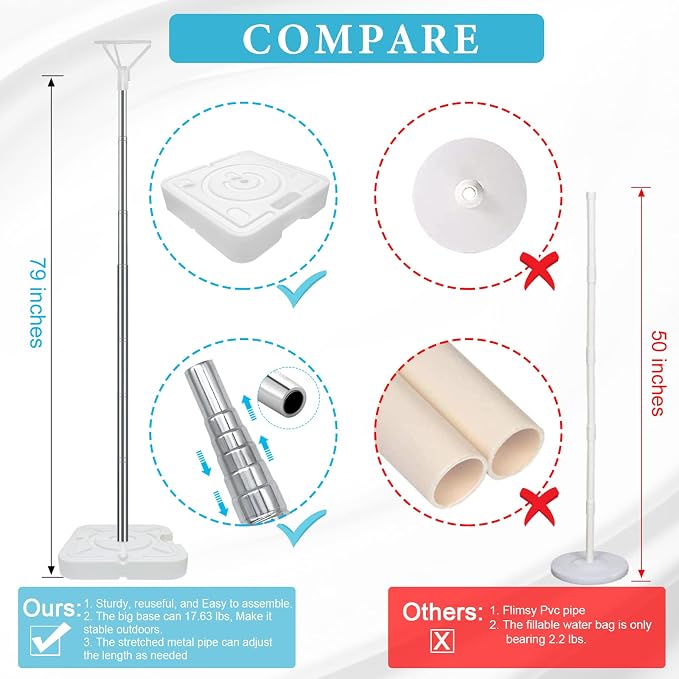 2 Set Balloon Column Stand Kit for Floor - Image 5