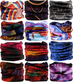 Neck Gaiter Headband Headwear Head Wrap Face Mask Magic Scarf Bandana for Men and Women