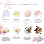 Christmas Gifts for Women, Spa Gifts 28pcs Rose Facial Skin Care Set for Women, Face Cream, Bath Oil, Serum, Shower Accessories - Bath and Body & Facial Kit - Birthday, Valentine's, Bridal Shower