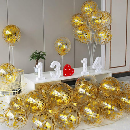 Gold Confetti Balloons - Image 6