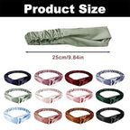 4PACK Womens Silk Headband Satin Headbands Silky Hairband Wide Head Bands Hair Wrap Fashion Hairbands Accessories